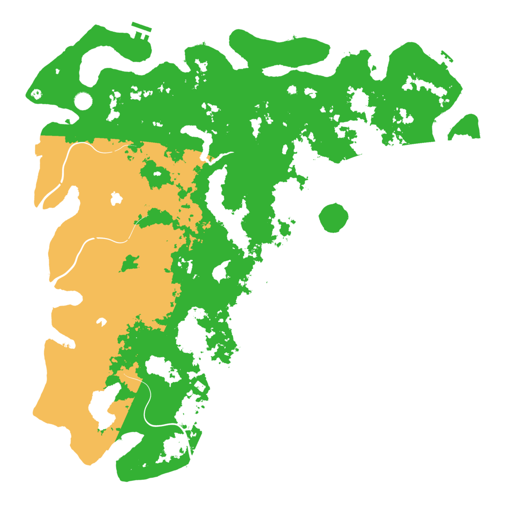 Biome Rust Map: Procedural Map, Size: 5000, Seed: 768534