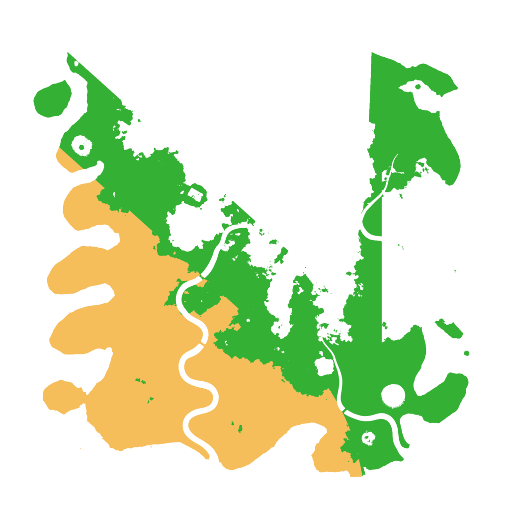 Biome Rust Map: Procedural Map, Size: 3850, Seed: 696969696