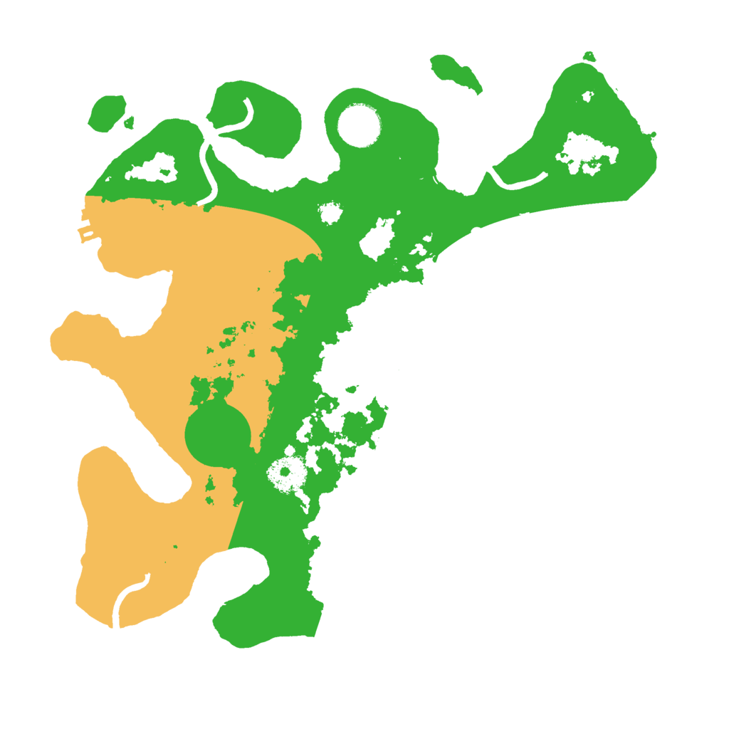 Biome Rust Map: Procedural Map, Size: 3000, Seed: 229575192