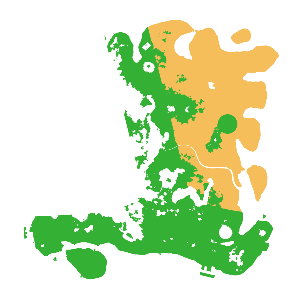 Biome Rust Map: Procedural Map, Size: 4000, Seed: 342457181