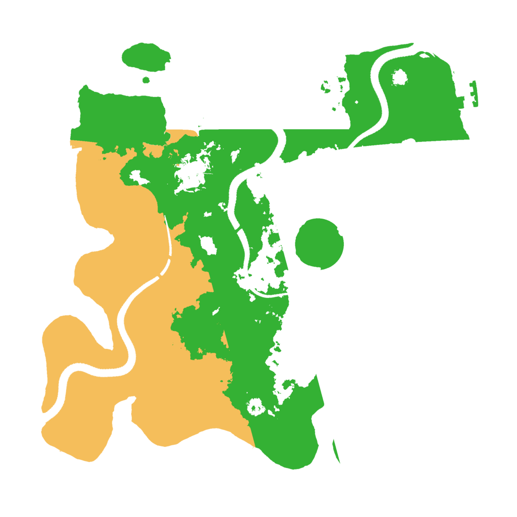 Biome Rust Map: Procedural Map, Size: 3000, Seed: 71255
