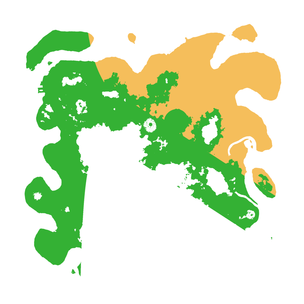 Biome Rust Map: Procedural Map, Size: 3500, Seed: 54548741