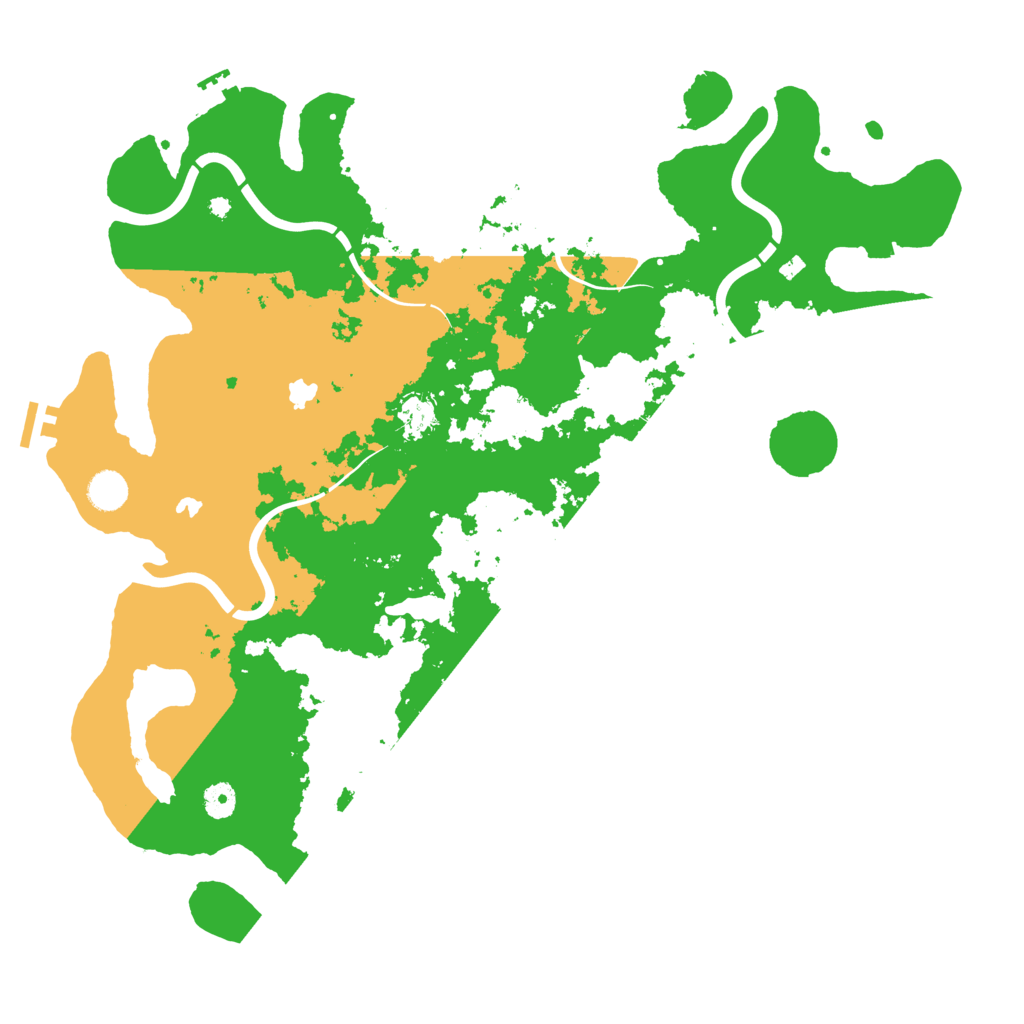 Biome Rust Map: Procedural Map, Size: 4500, Seed: 15412412