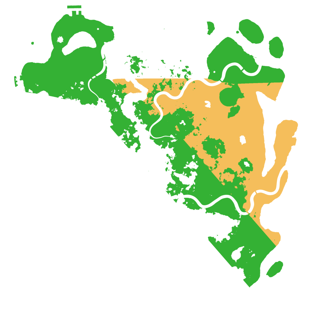Biome Rust Map: Procedural Map, Size: 4500, Seed: 1346344442