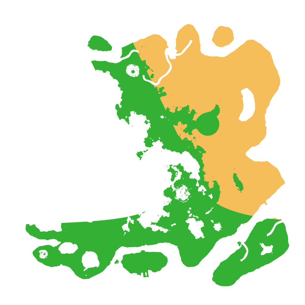 Biome Rust Map: Procedural Map, Size: 3500, Seed: 813880197