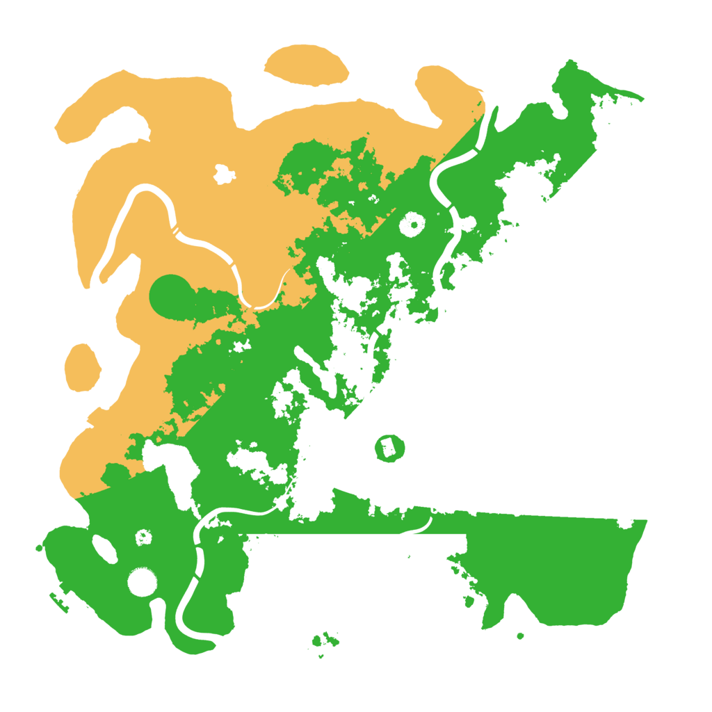 Biome Rust Map: Procedural Map, Size: 4300, Seed: 3072022