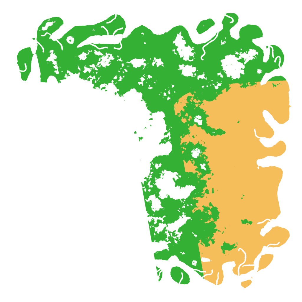 Biome Rust Map: Procedural Map, Size: 6000, Seed: 927454800