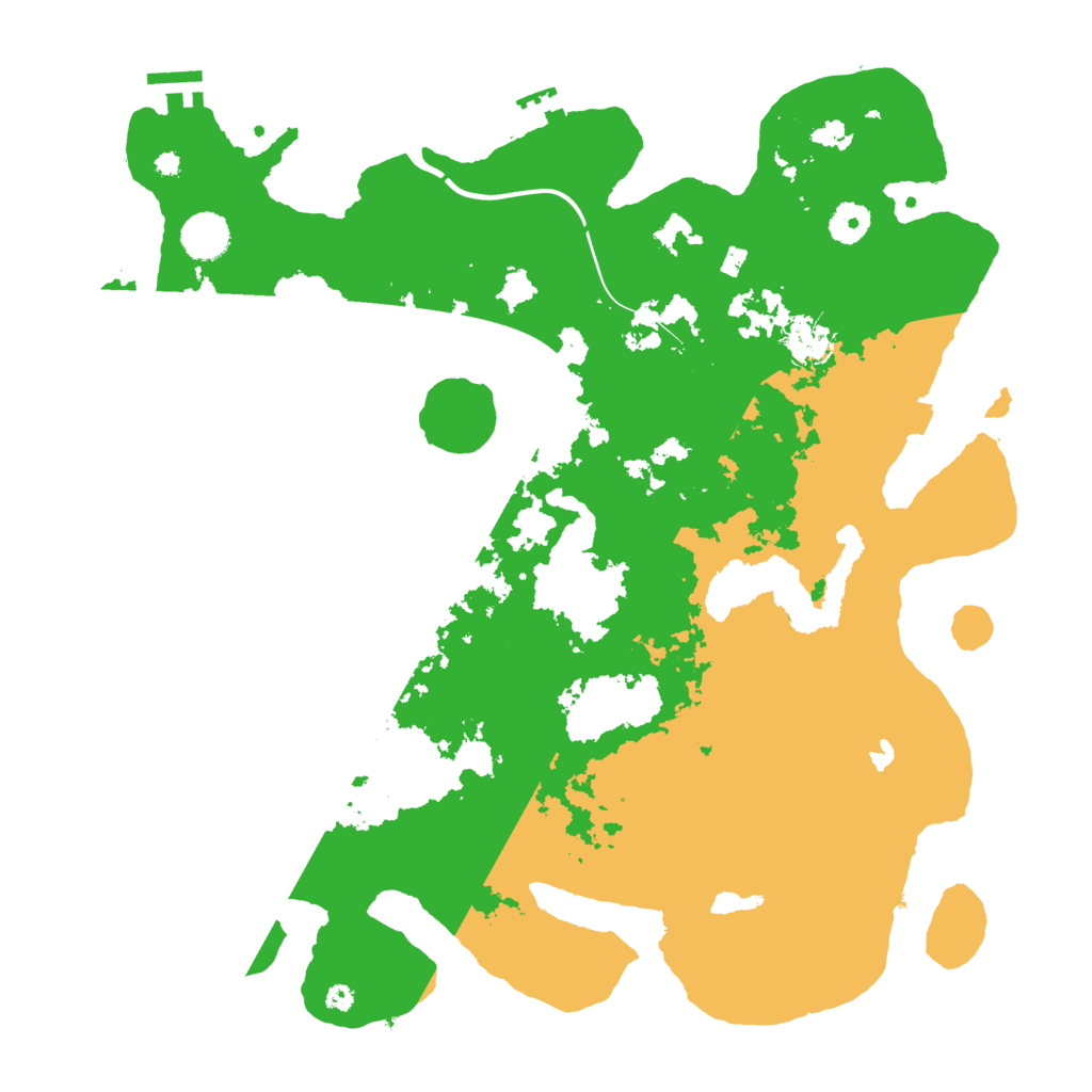 Biome Rust Map: Procedural Map, Size: 4000, Seed: 125536
