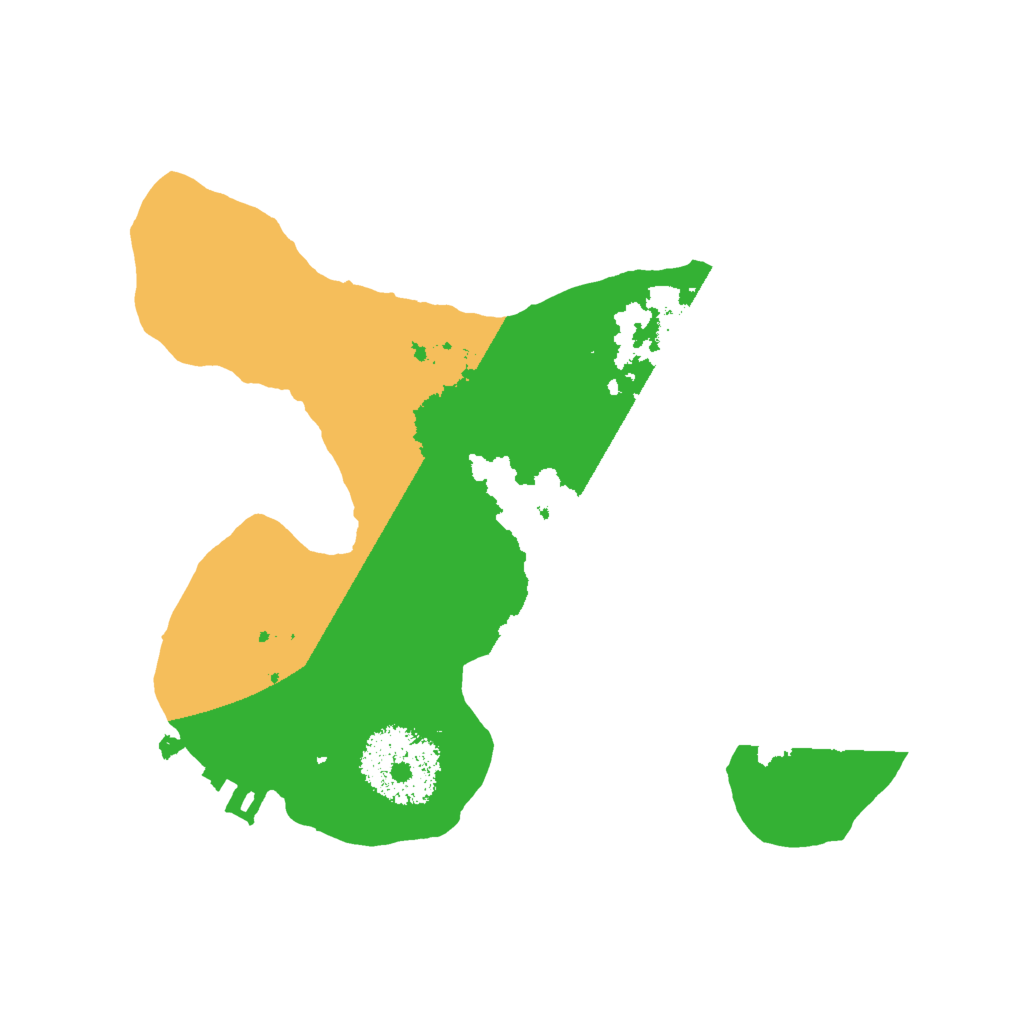 Biome Rust Map: Procedural Map, Size: 2000, Seed: 59866598