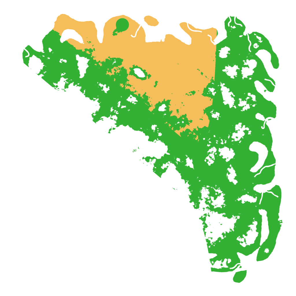 Biome Rust Map: Procedural Map, Size: 6000, Seed: 46629324