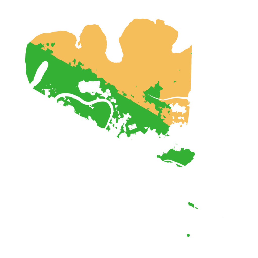 Biome Rust Map: Procedural Map, Size: 3500, Seed: 4250