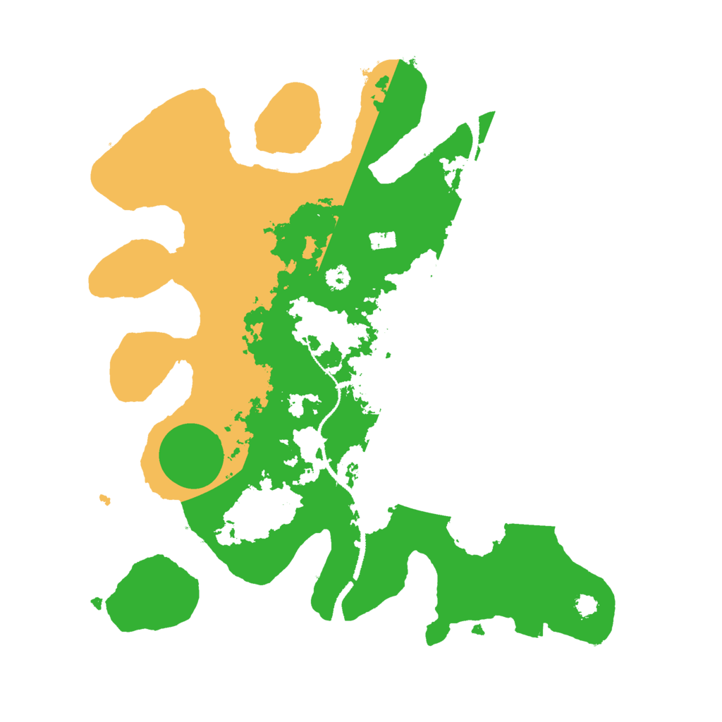 Biome Rust Map: Procedural Map, Size: 3000, Seed: 127