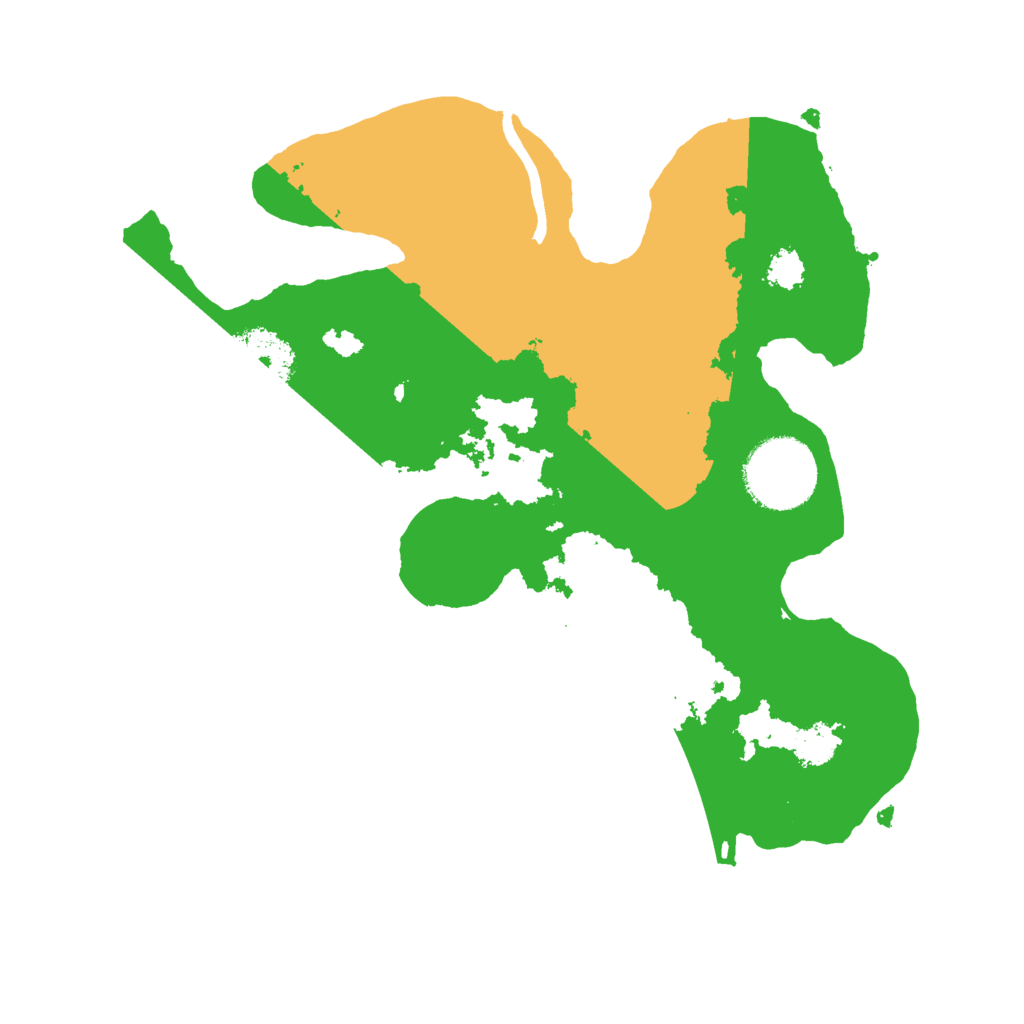Biome Rust Map: Procedural Map, Size: 2500, Seed: 69696959