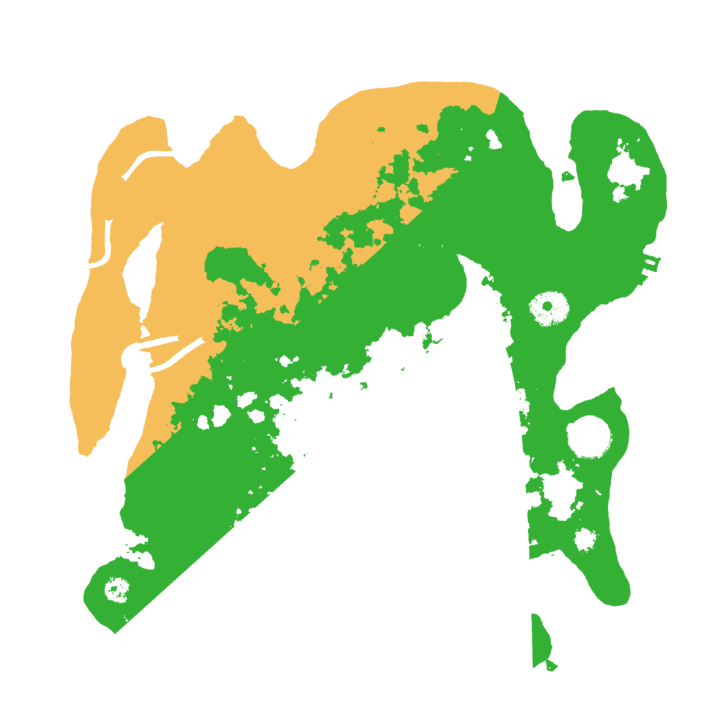 Biome Rust Map: Procedural Map, Size: 3000, Seed: 380714857