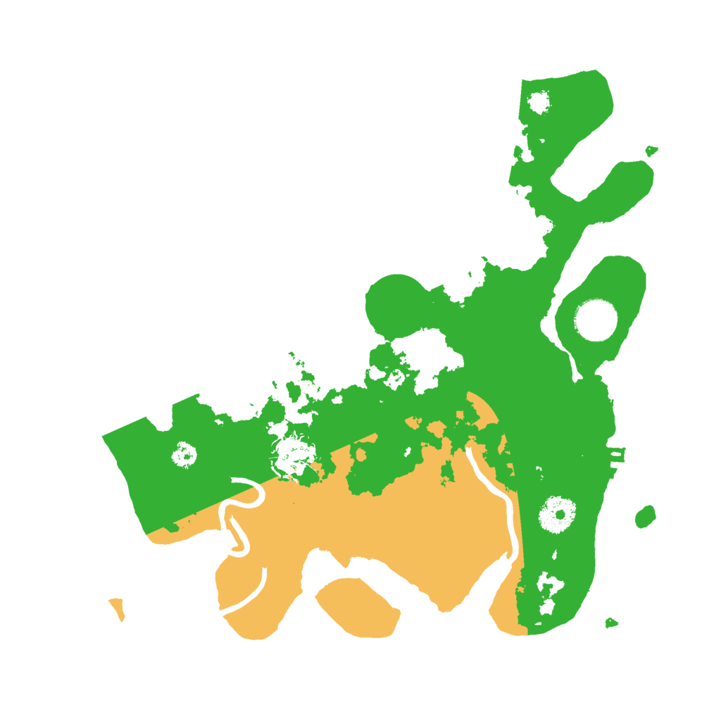 Biome Rust Map: Procedural Map, Size: 3000, Seed: 24399