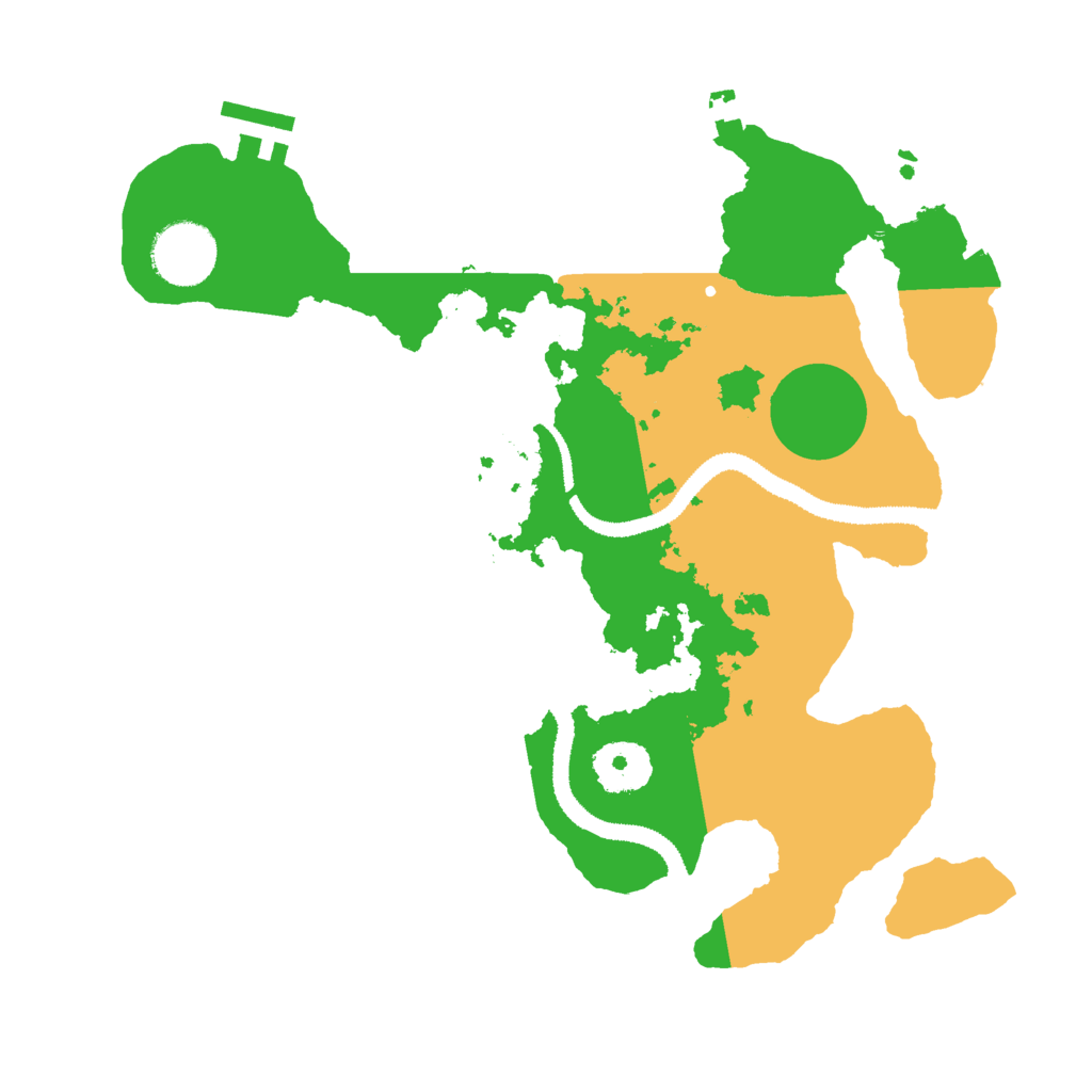 Biome Rust Map: Procedural Map, Size: 3000, Seed: 927454800