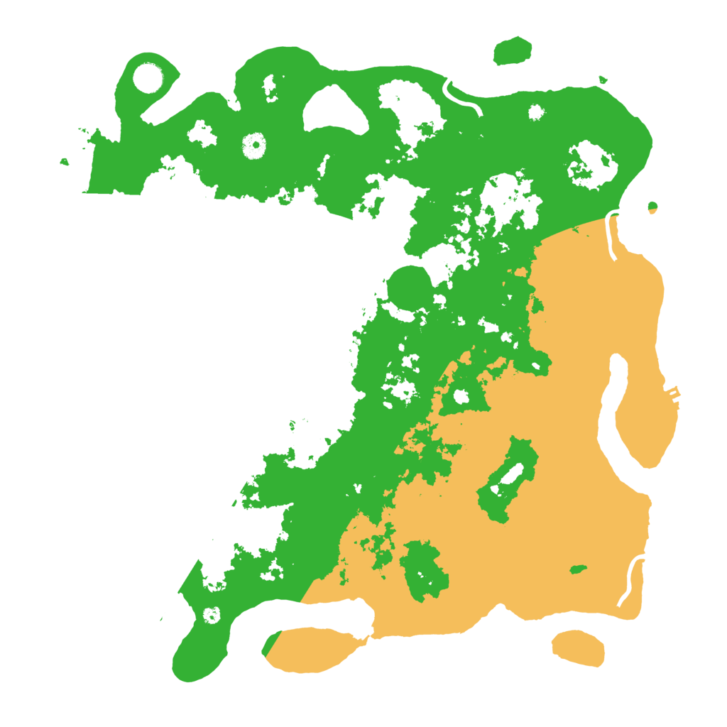 Biome Rust Map: Procedural Map, Size: 4300, Seed: 493808137