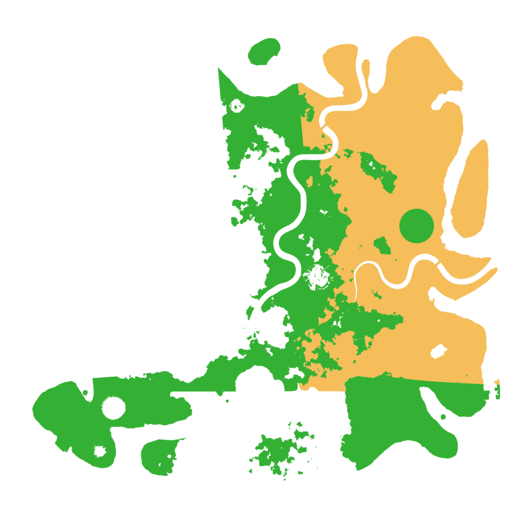 Biome Rust Map: Procedural Map, Size: 4000, Seed: 27029