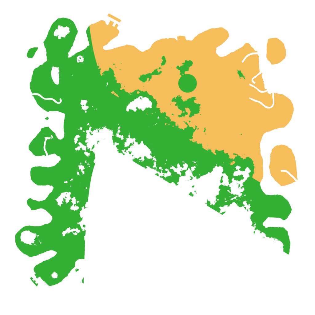 Biome Rust Map: Procedural Map, Size: 4500, Seed: 10369
