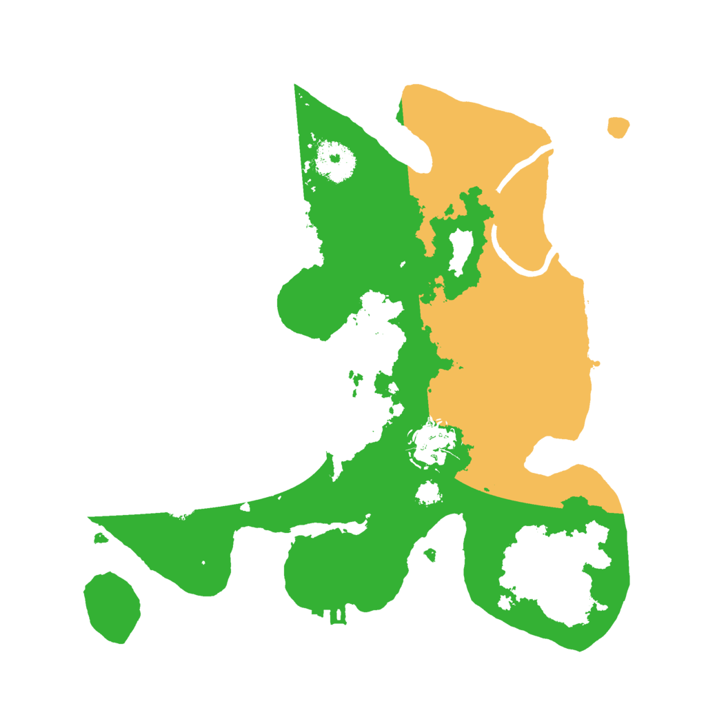 Biome Rust Map: Procedural Map, Size: 2700, Seed: 27029