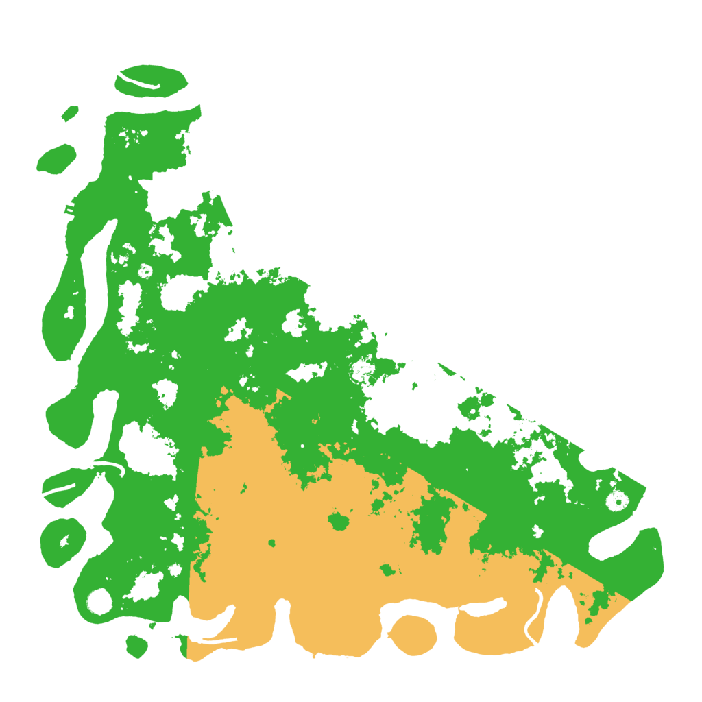 Biome Rust Map: Procedural Map, Size: 5000, Seed: 57334