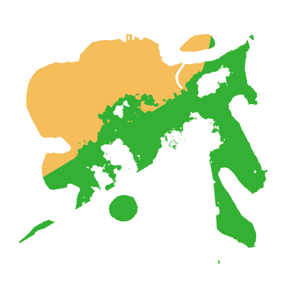 Biome Rust Map: Procedural Map, Size: 3000, Seed: 6561