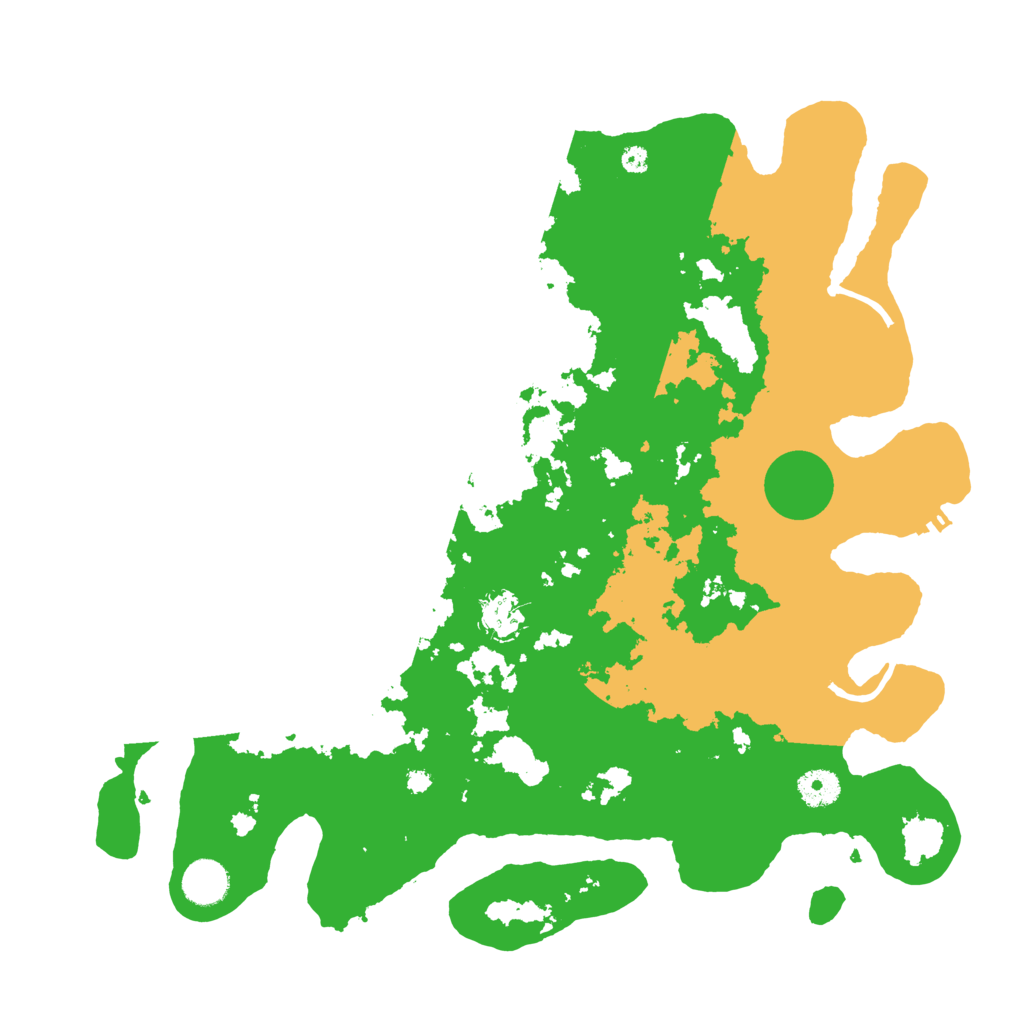 Biome Rust Map: Procedural Map, Size: 3900, Seed: 951915086