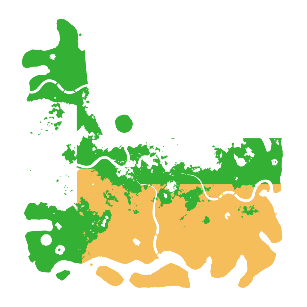 Biome Rust Map: Procedural Map, Size: 4800, Seed: 613725007