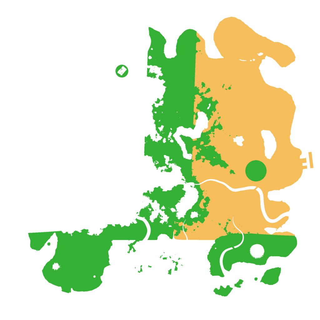 Biome Rust Map: Procedural Map, Size: 4000, Seed: 1225495640