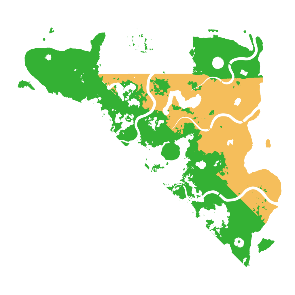 Biome Rust Map: Procedural Map, Size: 4500, Seed: 756734038