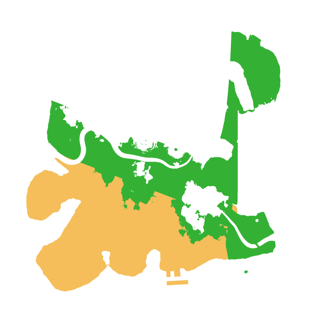 Biome Rust Map: Procedural Map, Size: 3000, Seed: 9842252