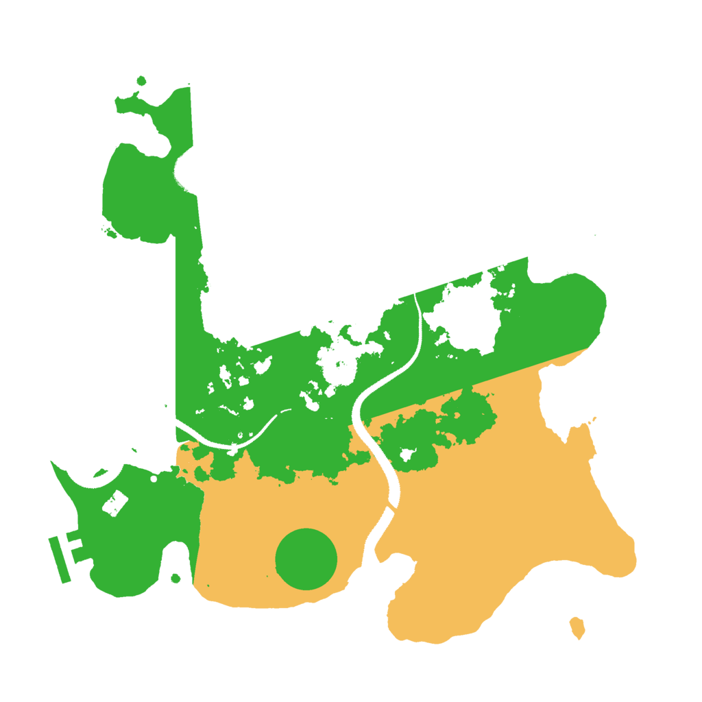 Biome Rust Map: Procedural Map, Size: 3000, Seed: 4711