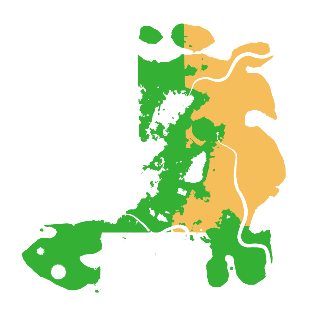 Biome Rust Map: Procedural Map, Size: 3700, Seed: 1902036540