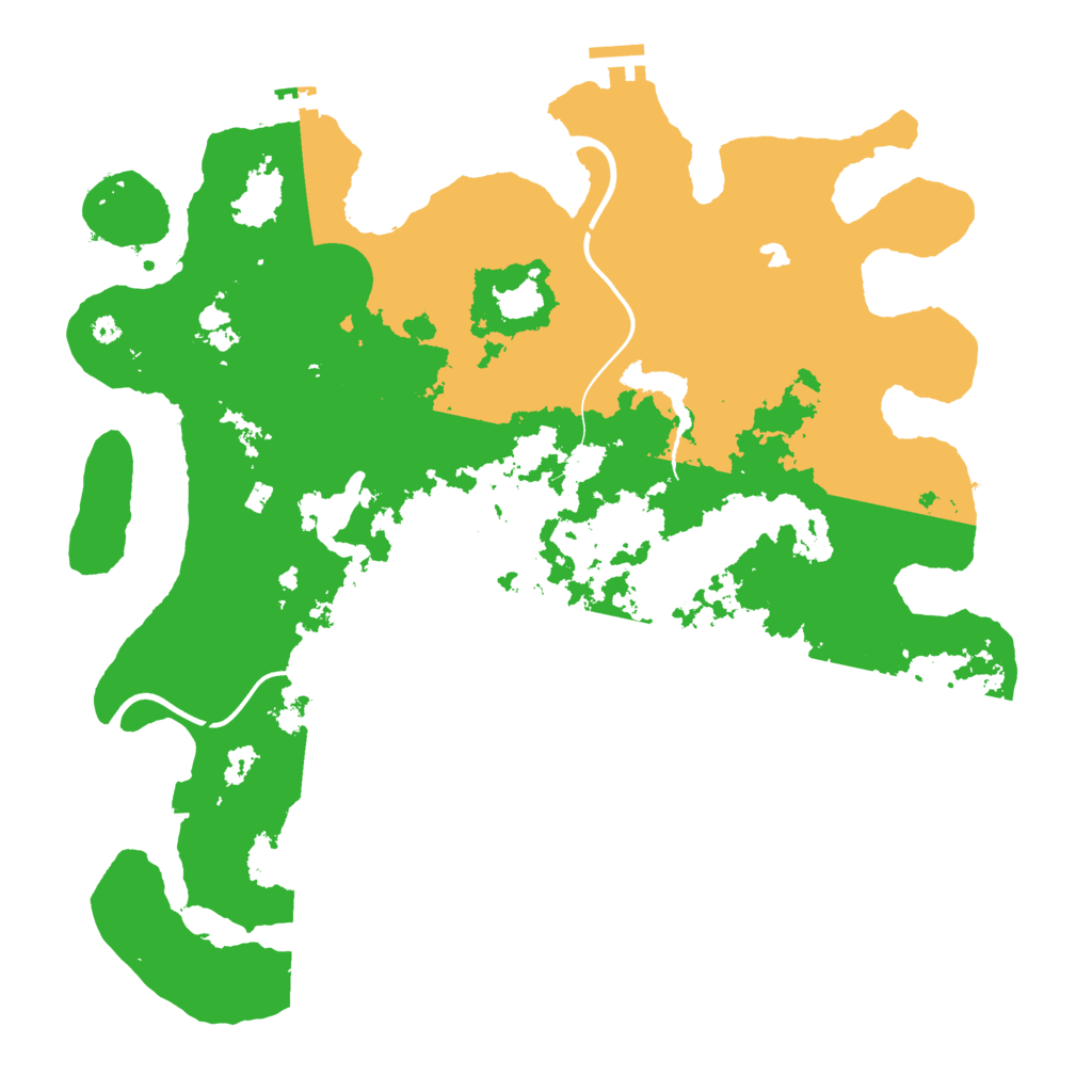 Biome Rust Map: Procedural Map, Size: 4000, Seed: 65342