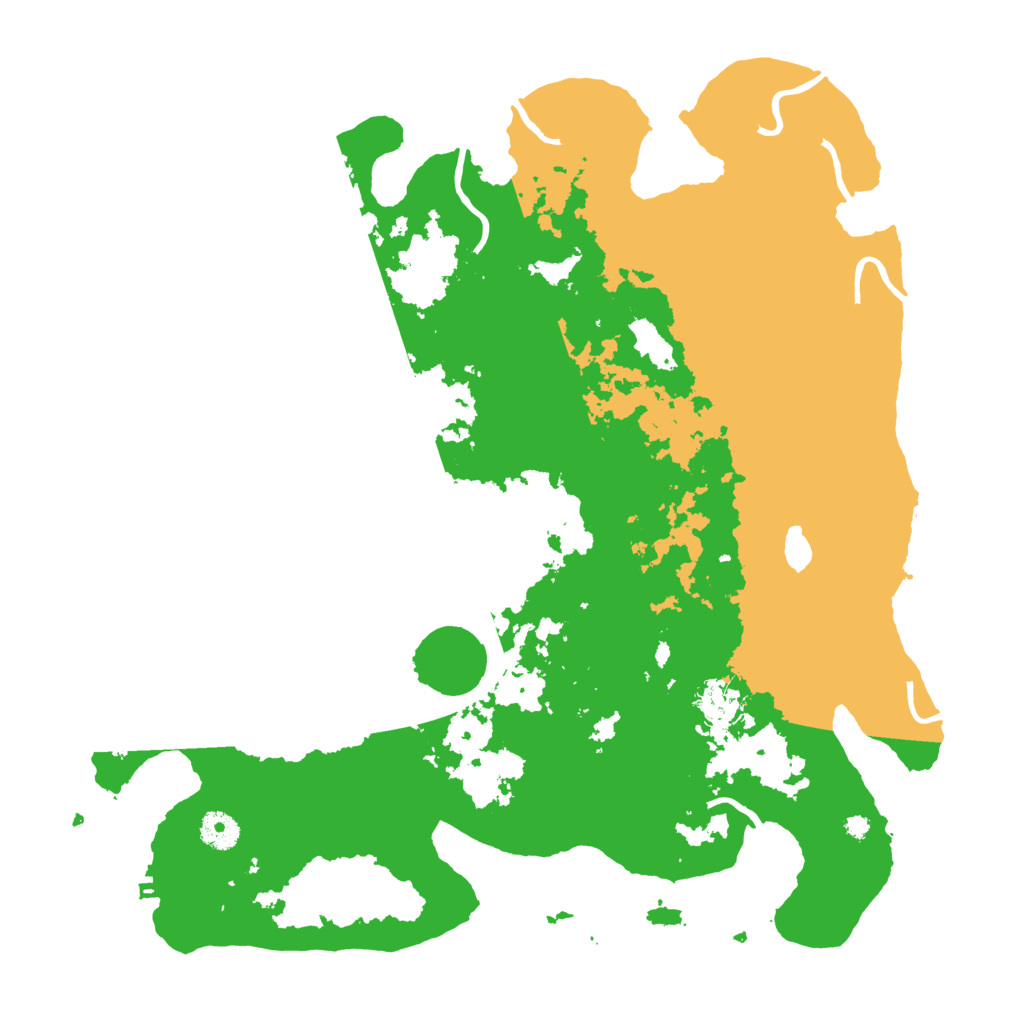 Biome Rust Map: Procedural Map, Size: 4000, Seed: 15325469