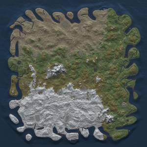 Thumbnail Rust Map: Procedural Map, Size: 6000, Seed: 777777777, 20 Monuments