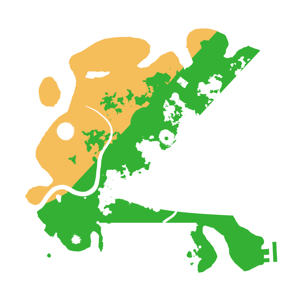 Biome Rust Map: Procedural Map, Size: 3000, Seed: 3072022
