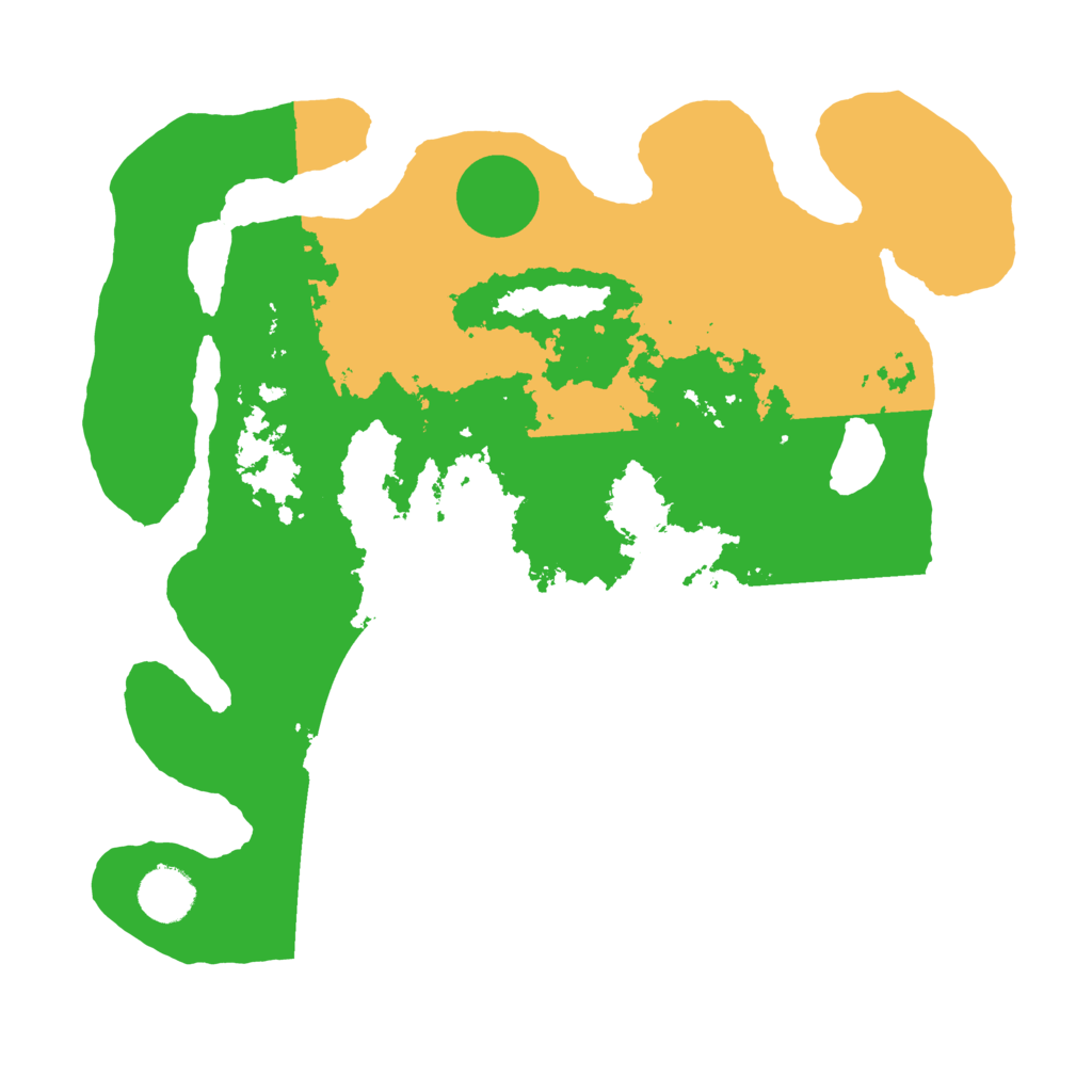 Biome Rust Map: Barren, Size: 3500, Seed: 25722320