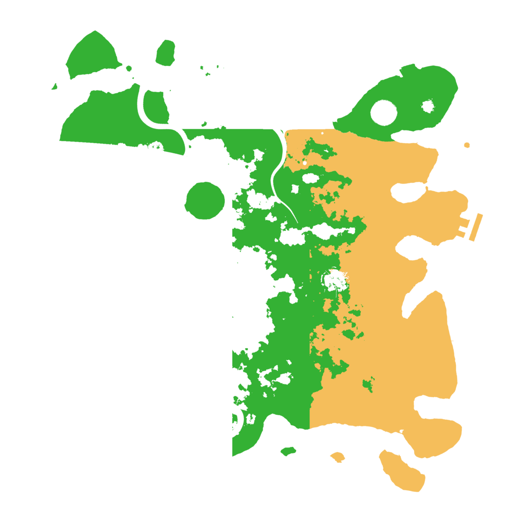 Biome Rust Map: Procedural Map, Size: 3700, Seed: 1571816936