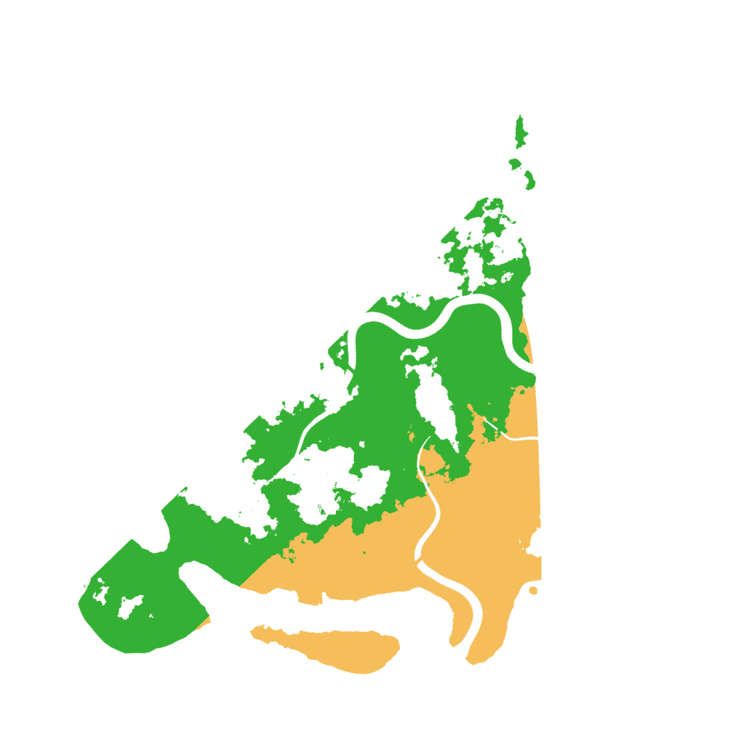 Biome Rust Map: Procedural Map, Size: 3500, Seed: 803134711