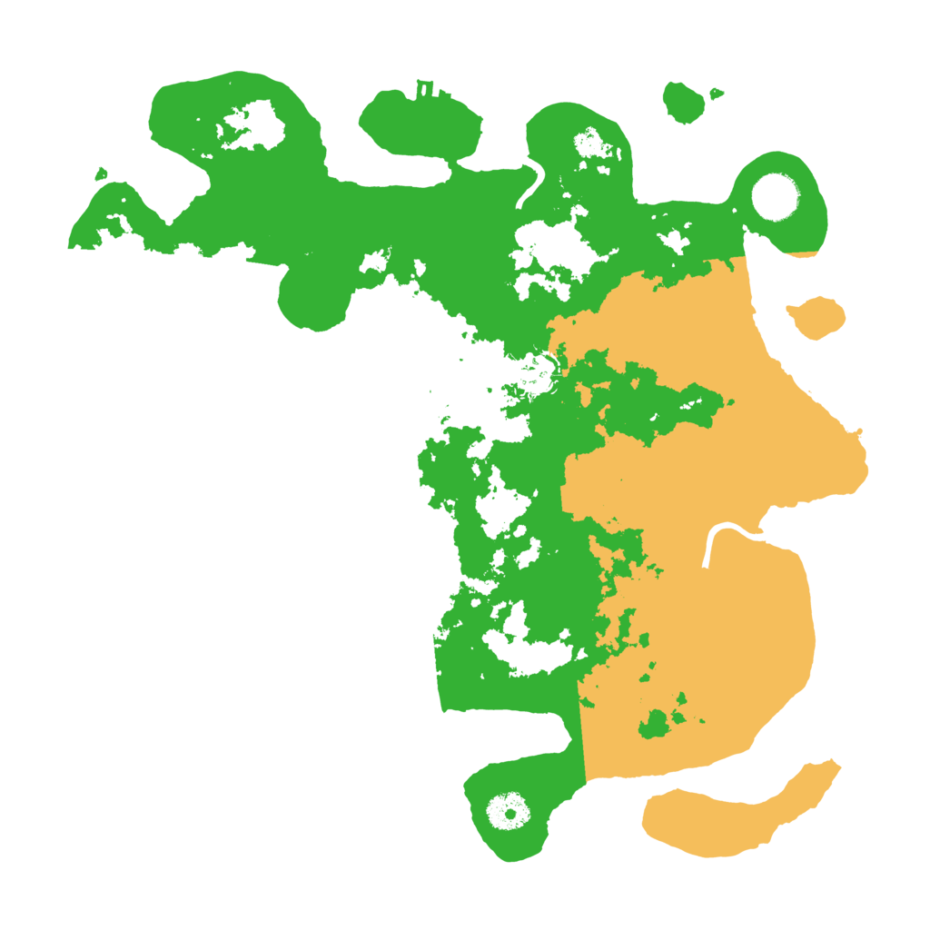 Biome Rust Map: Procedural Map, Size: 3500, Seed: 870428384