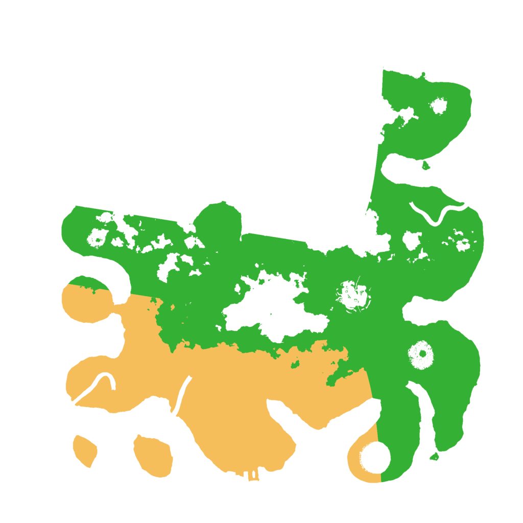 Biome Rust Map: Procedural Map, Size: 3000, Seed: 25539