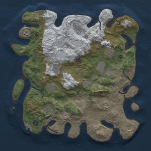 Thumbnail Rust Map: Procedural Map, Size: 3750, Seed: 1584499819, 20 Monuments