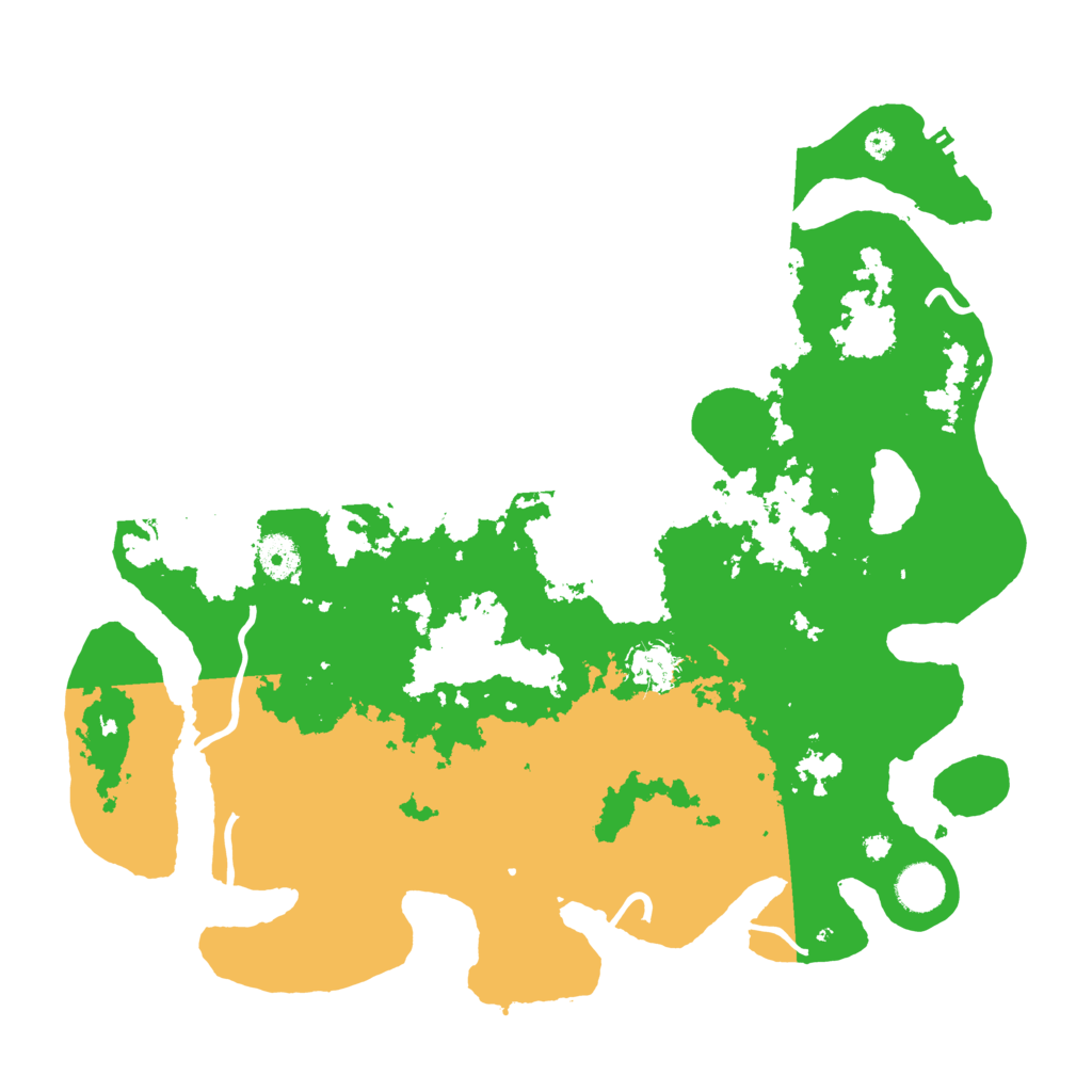 Biome Rust Map: Procedural Map, Size: 3900, Seed: 237845129