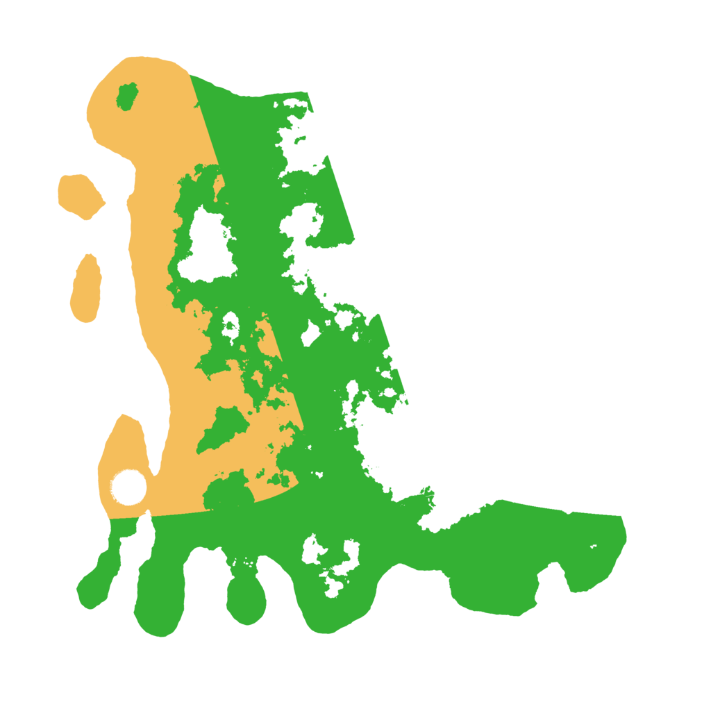 Biome Rust Map: Barren, Size: 3500, Seed: 56821976