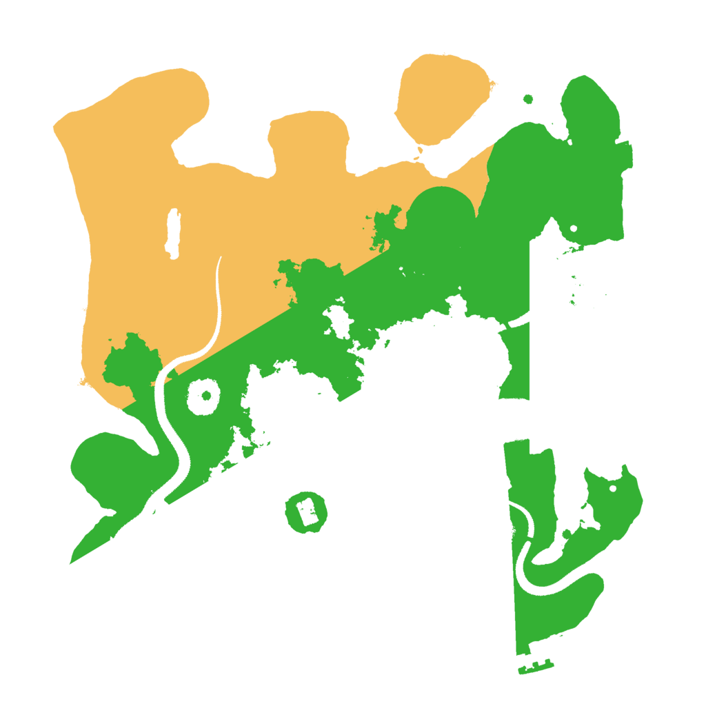 Biome Rust Map: Procedural Map, Size: 3000, Seed: 926610929