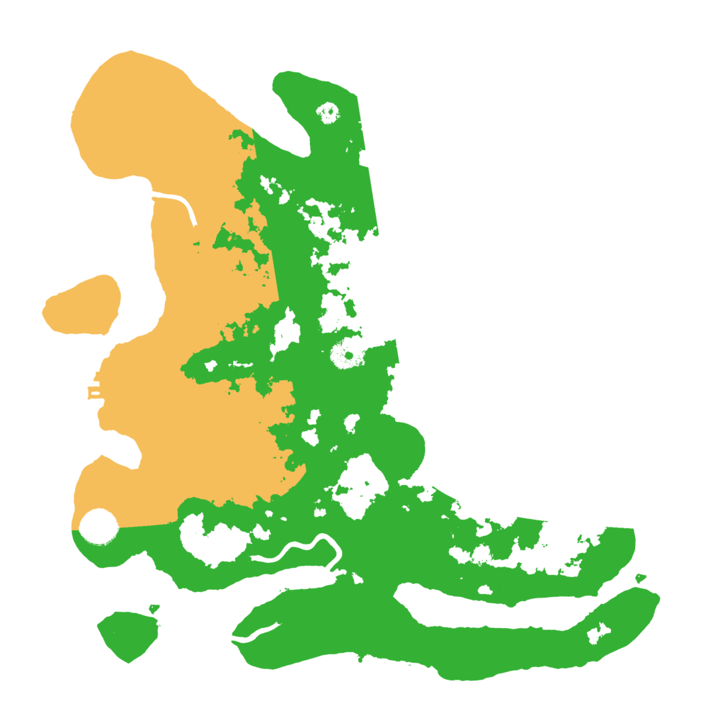 Biome Rust Map: Procedural Map, Size: 3500, Seed: 1434651649