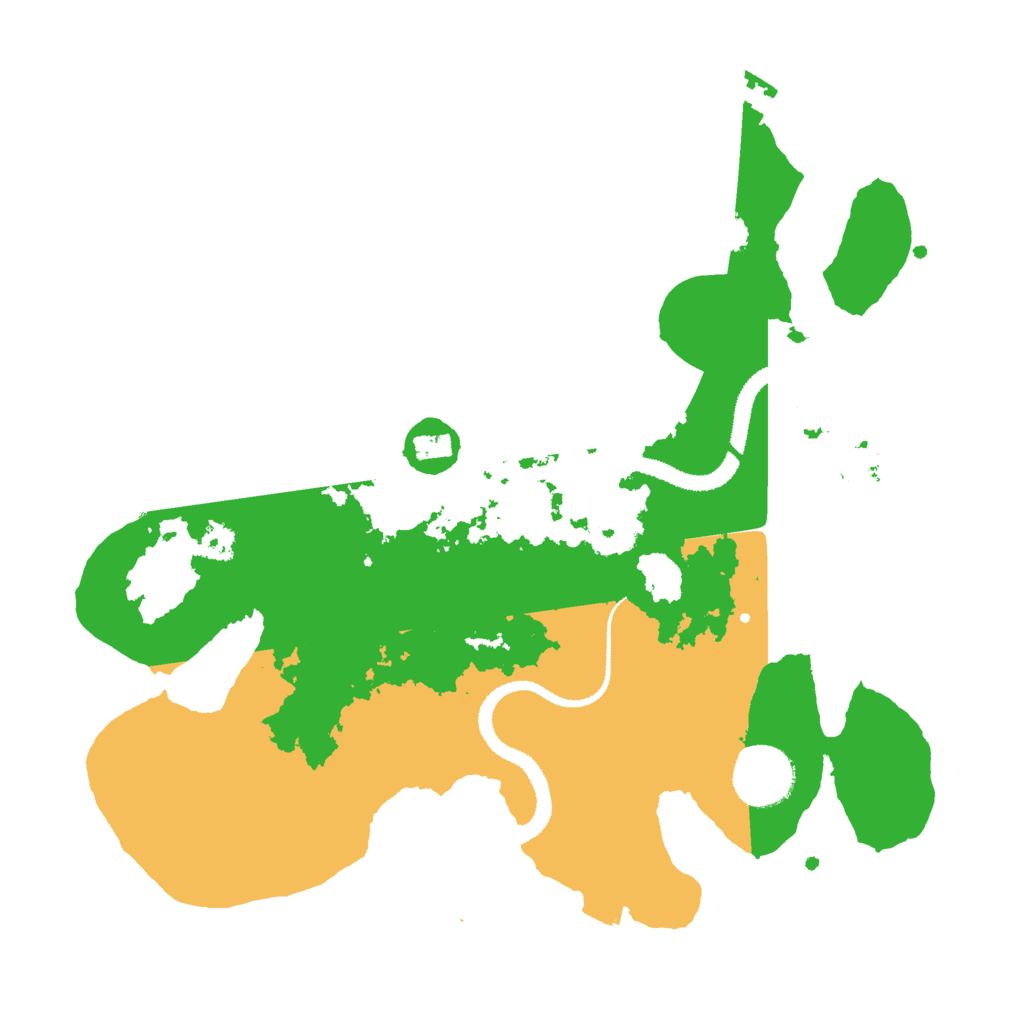 Biome Rust Map: Procedural Map, Size: 3000, Seed: 22369