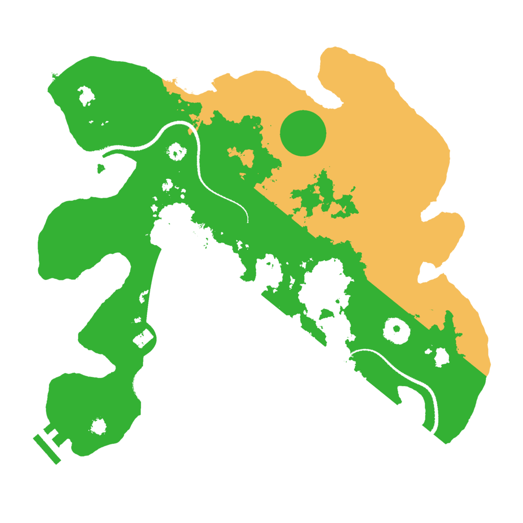 Biome Rust Map: Procedural Map, Size: 3000, Seed: 656864057