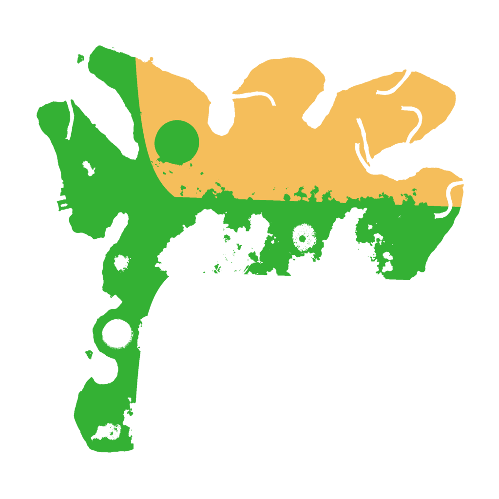 Biome Rust Map: Procedural Map, Size: 3000, Seed: 16909